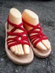画像2: 【２２・５ｃｍ〜２３ｃｍ】ソフトタイプ＊編み編み＊紐サンダル