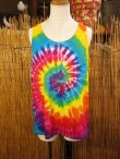 画像1: タイダイ染め＊コットン素材＊タンクトップ