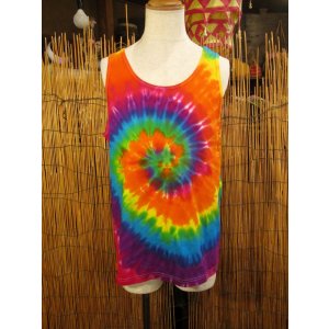 画像: タイダイ染め＊コットン素材＊タンクトップ