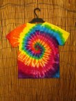 画像2: 【１３０ｃｍ】キッズサイズ＊タイダイ染め＊コットン素材＊半袖＊Ｔシャツ