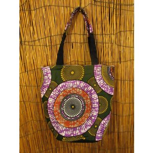 画像: パーニュ生地＊アフリカンプリント＊トートバッグ＊Ｍ
