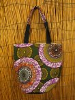 画像2: パーニュ生地＊アフリカンプリント＊トートバッグ＊Ｍ