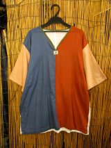 画像: 切り替えカラー＊薄手＊コットン素材＊半袖＊プルオーバー