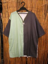 画像: 切り替えカラー＊薄手＊コットン素材＊半袖＊プルオーバー