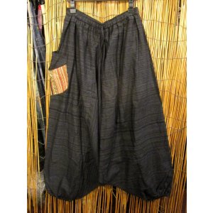画像: パッチポケット付き＊コットン素材＊ふんわり＊サルエルパンツ