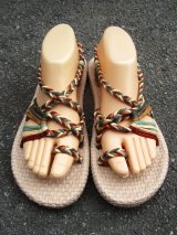 画像: 【２５・５ｃｍ〜２６ｃｍ】ソフトタイプ＊編み編み＊紐サンダル