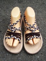 画像: 【２４ｃｍ〜２４・５ｃｍ】ソフトタイプ＊編み編み＊紐サンダル