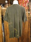 画像2: ストーンウォッシュ加工＊コットン素材＊ハンドペイント＊半袖Ｔシャツ＊ＸＬ