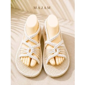 画像: 【２５・５ｃｍ〜２６ｃｍ】ソフトタイプ＊編み編み＊紐サンダル