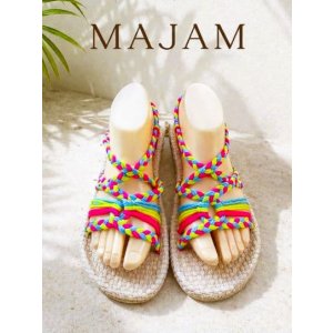 画像: 【２４ｃｍ〜２４・５ｃｍ】ソフトタイプ＊編み編み＊紐サンダル