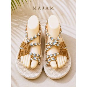 画像: 【２６ｃｍ〜２６・５ｃｍ】ソフトタイプ＊編み編み＊紐サンダル