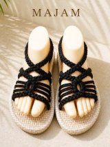 画像: 【２４・５ｃｍ〜２５ｃｍ】ソフトタイプ＊編み編み＊紐サンダル