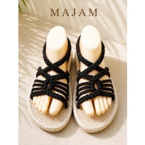 画像: 【２４・５ｃｍ〜２５ｃｍ】ソフトタイプ＊編み編み＊紐サンダル