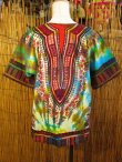 画像4: 小さめサイズ＊タイダイ染め＊アフリカンプリント＊ダシキ＊ＤＡＳＨＩＫＩ＊Ｓ