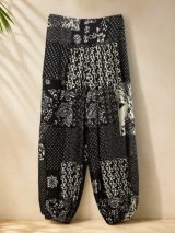 画像: アジアンプリント＊レーヨン素材＊ふんわり＊アラジンパンツ