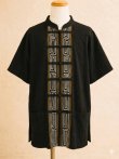 画像1: 無地＊コットン素材＋＊刺繡＊チャイナボタン＊半袖＊シャツ 