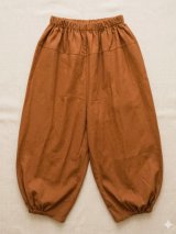画像: 無地＊コットン素材＊半端丈＊クロップドパンツ