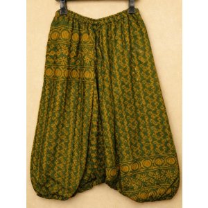 画像: 和風プリント＊レーヨン素材＊ふんわり＊サルエルパンツ