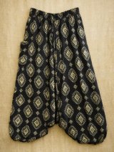 画像: 和風プリント＊レーヨン素材＊ふんわり＊サルエルパンツ