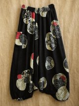 画像: 和風プリント＊レーヨン素材＊ふんわり＊サルエルパンツ