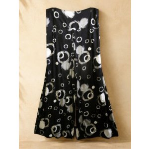 画像: 和風プリント＊レーヨン素材＊巻きタイプ＊ロングパンツ＊ラップパンツ