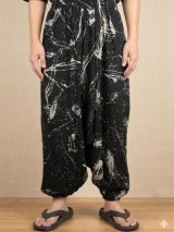 画像: 和風プリント＊コットン素材＊ふんわり＊サルエルパンツ