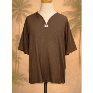 画像: 無地＊薄手＊コットン素材＊半袖＊プルオーバー＊２ＸＬ