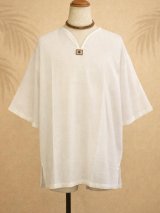 画像: 無地＊薄手＊コットン素材＊半袖＊プルオーバー＊２ＸＬ
