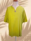 画像1: 無地＊薄手＊コットン素材＊半袖＊プルオーバー＊２ＸＬ