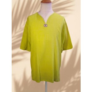 画像: 無地＊薄手＊コットン素材＊半袖＊プルオーバー＊２ＸＬ