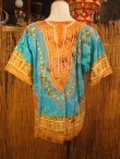 画像4: タイダイ染め＊アフリカンプリント＊ダシキ＊ＤＡＳＨＩＫＩ＊Ｌ