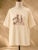 画像: ココペリ＊ハンドペイント＊Ｗコットン素材＊ハーフスリーブ＊プルオーバー
