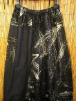 画像3: 黒色＋和風プリント＊切り替え＊コットン素材＊ふんわり＊サルエルパンツ