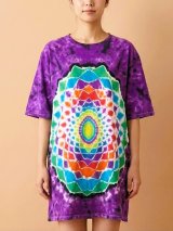 画像: 曼荼羅＊タイダイ染め＊コットン素材＊半袖＊Ｔシャツ＊Ｌ