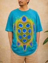 画像: 亀さん＊タイダイ染め＊コットン素材＊半袖＊Ｔシャツ＊Ｌ