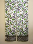 画像1: 【１５０ｃｍ×８５ｃｍ】インド綿＊お花プリント＊暖簾＊のれん