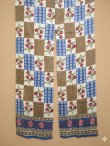 画像1: 【１５０ｃｍ×８５ｃｍ】インド綿＊お花プリント＊暖簾＊のれん