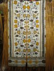 画像2: 【１５０ｃｍ×８５ｃｍ】インド綿＊お花プリント＊暖簾＊のれん