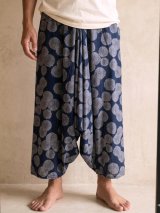 画像: 和風プリント＊レーヨン素材＊ふんわり＊サルエルパンツ