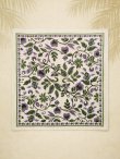 画像1: 【１０６ｃｍ×１００ｃｍ】インド綿＊お花プリント＊マルチクロス