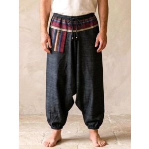 画像: ゲリ生地＊コットン素材＊ふんわり＊サルエルパンツ