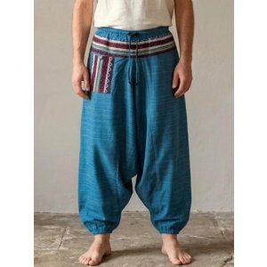 画像: ゲリ生地＊コットン素材＊ふんわり＊サルエルパンツ
