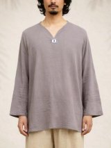 画像: 無地＊薄手＊コットン素材＊長袖＊プルオーバー＊ＸＸＬ