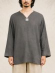 画像1: 無地＊薄手＊コットン素材＊長袖＊プルオーバー＊ＸＸＬ