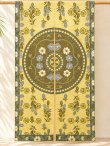 画像1: 【１５０ｃｍ×８５ｃｍ】インド綿＊お花プリント＊暖簾＊のれん