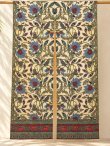 画像1: 【１５０ｃｍ×８５ｃｍ】インド綿＊お花プリント＊暖簾＊のれん