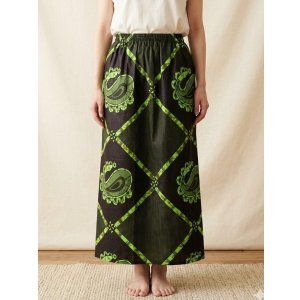 画像: パーニュ生地＊コットン素材＊アフリカンプリント＊ロングスカート