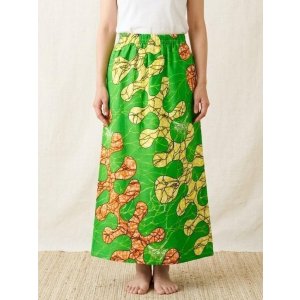 画像: パーニュ生地＊コットン素材＊アフリカンプリント＊ロングスカート