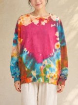 画像: ビッグサイズ＊タイダイ染め＊裏起毛＊スウェット生地＊トレーナー