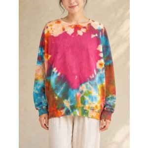 画像: ビッグサイズ＊タイダイ染め＊裏起毛＊スウェット生地＊トレーナー
